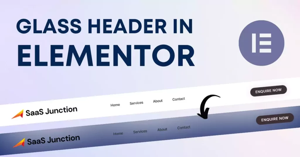 How to Create a Blurry Glass Header in WordPress with Elementor Pro